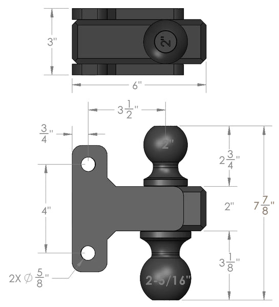 BulletProof Heavy/Extreme Duty 2" & 2 5/16" Dual Ball