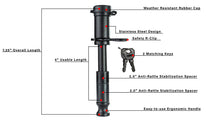 Features of 5/8 Inch BulletProof Locking Pin Black Ops Edition