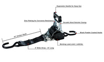 Features of BulletProof Heavy Duty 2 Inch Auto Retractable Ratchet Strap