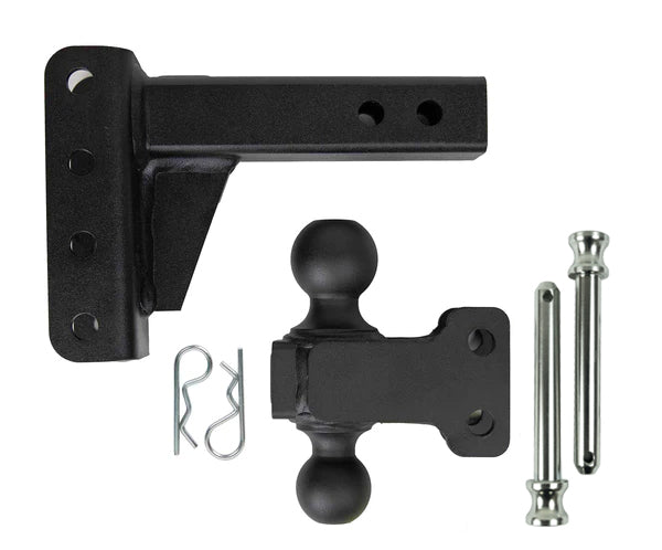 2.0" Medium Duty 2" Drop/Rise Hitch- Parts Included