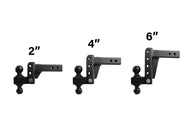 Features of 2.0 Inch Light Duty 2 Inch Drop/Rise Hitch