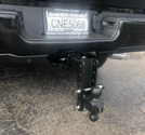 2.5 Inch Extreme Duty 6 Inch Drop/Rise Hitch In-Use