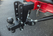 2.5 Inch Extreme Duty 6 Inch Drop/Rise Hitch In-Use