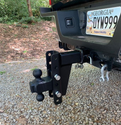 2.5 Inch Extreme Duty 6 Inch Drop/Rise Hitch In-Use