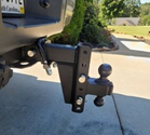 2.5 Inch Extreme Duty 6 Inch Drop/Rise Hitch In-Use